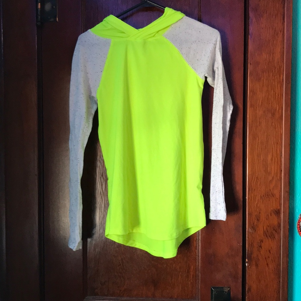 Green sweatshirt!